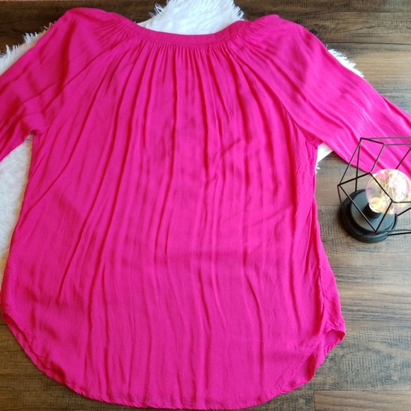 Grand & Greene Large Bright Pink Casual Work Top - Picture 8 of 8